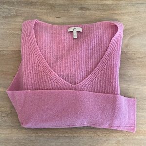 JOIE CASHMERE PINK SWEATER SIZE S